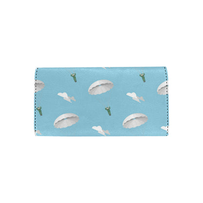 Paratrooper Pattern Print Design A02 Women's Trifold Wallet