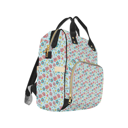 Crochet Pattern Print Design 01 Diaper Bag Backpack