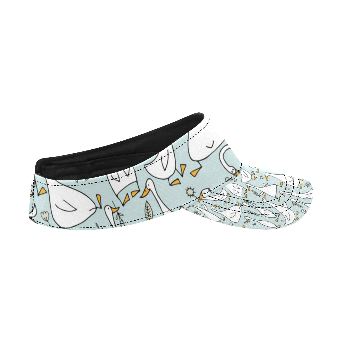 Goose Pattern Print Design 03 Unisex Sun Visor