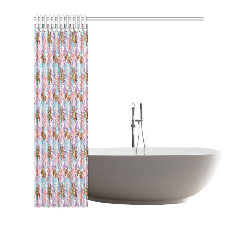 Christian Pattern Print Design 03 Shower Curtain
