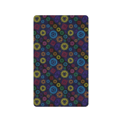 Chakra Colorful Print Pattern Rubber Doormat