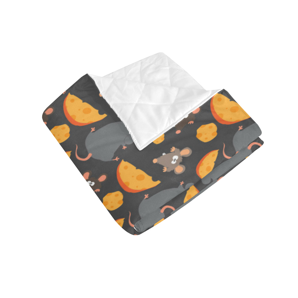 Rat Pattern Print Design 04 Premium Quilt