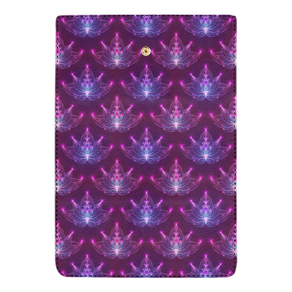 lotus Pattern Print Design LO01 Women's Trifold Wallet