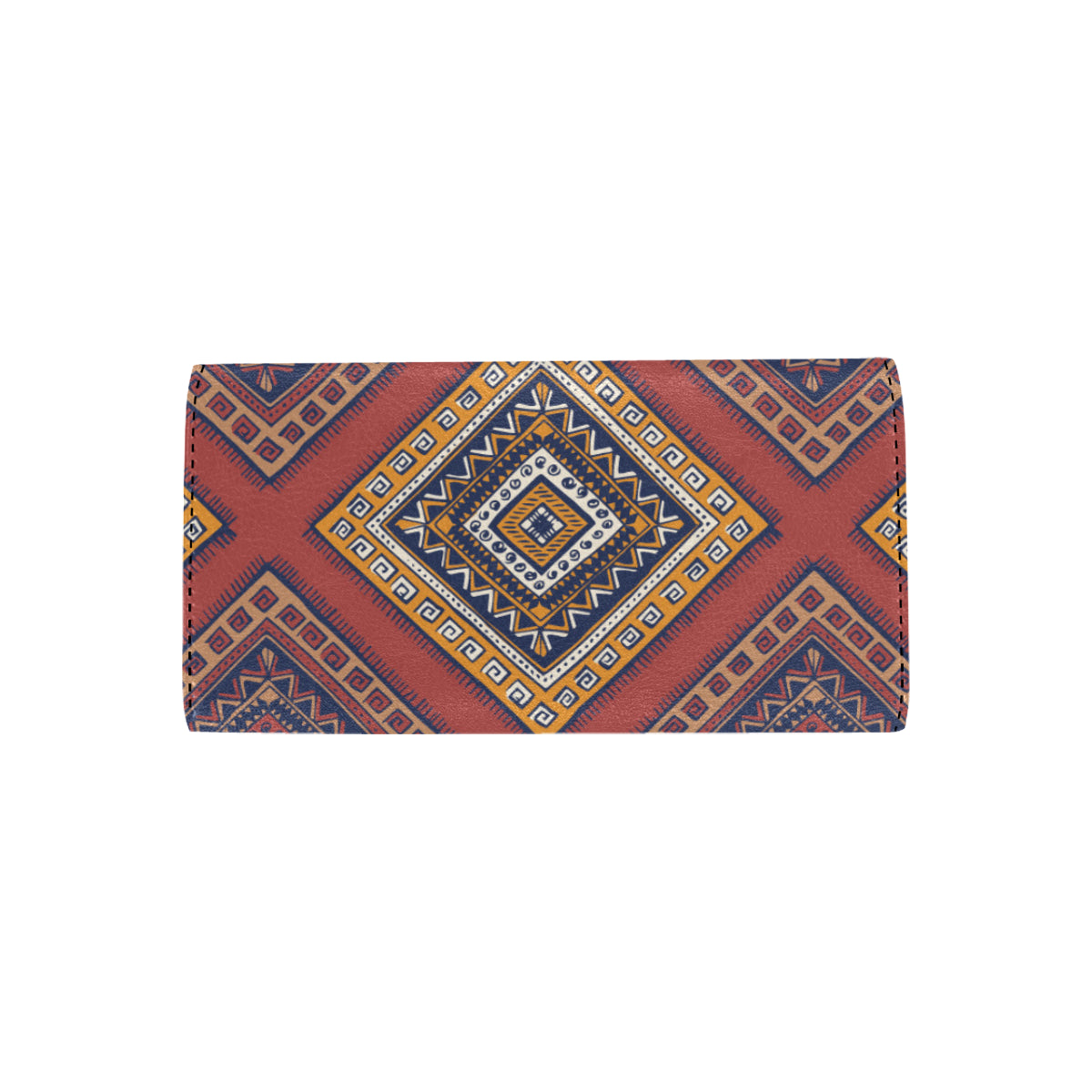 Native Pattern Print Design A06 Women's Trifold Wallet