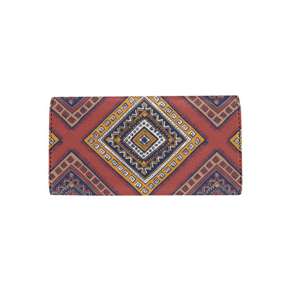 Native Pattern Print Design A06 Women's Trifold Wallet