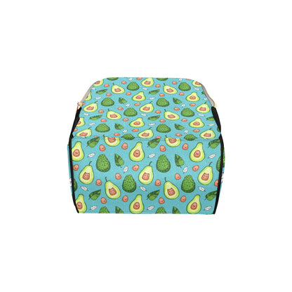 Avocado Pattern Print Design AC05 Diaper Bag Backpack