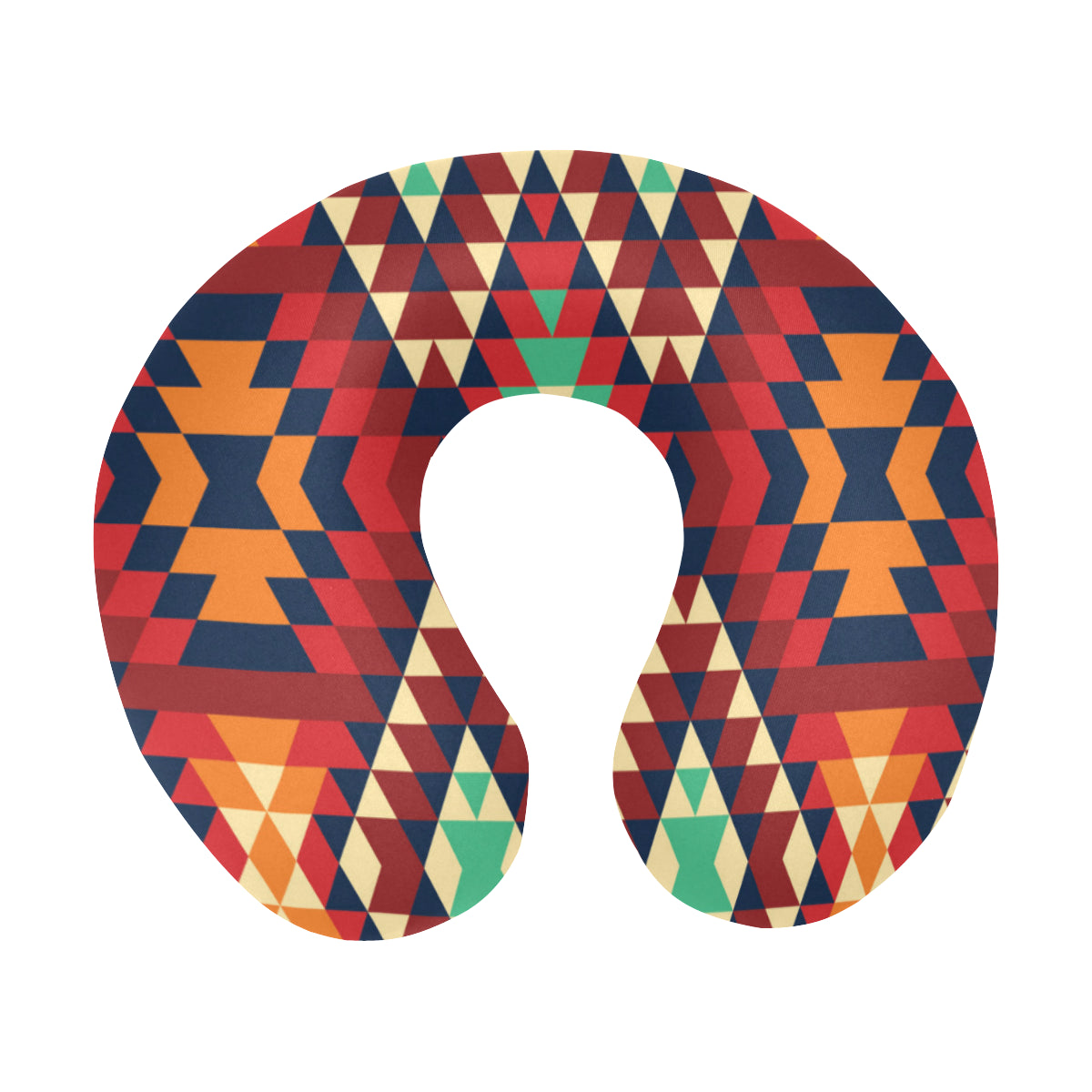 Native Pattern Print Design A07 U-Shaped Travel Neck Pillow