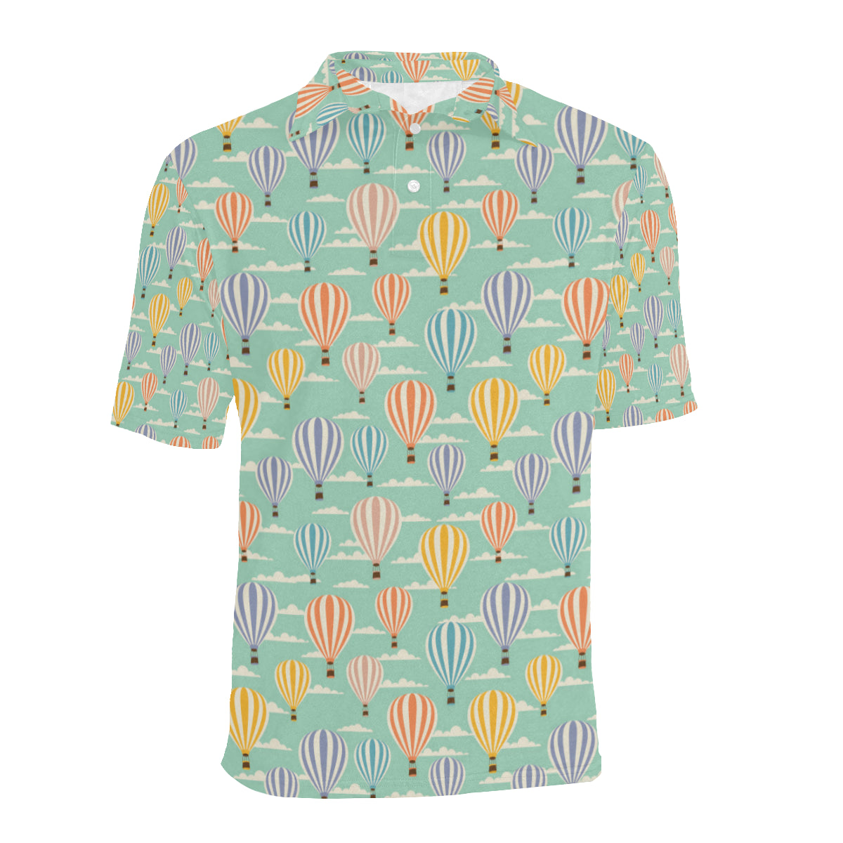 Ballon Pattern Print Design 01 Men Polo Shirt