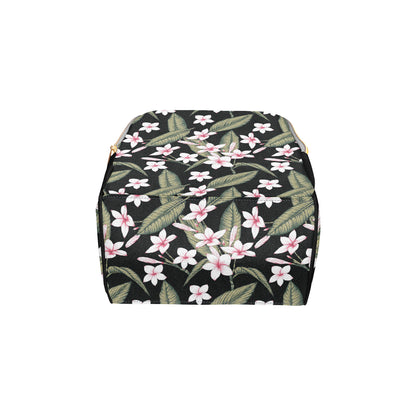 Plumeria Pattern Print Design PM021 Diaper Bag Backpack