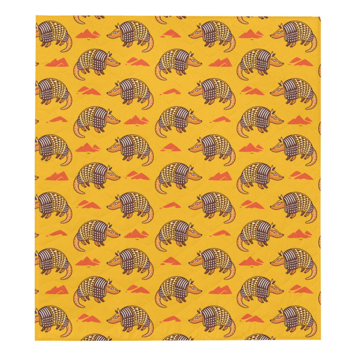 Armadillo Pattern Print Design 03 Premium Quilt
