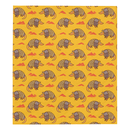 Armadillo Pattern Print Design 03 Premium Quilt