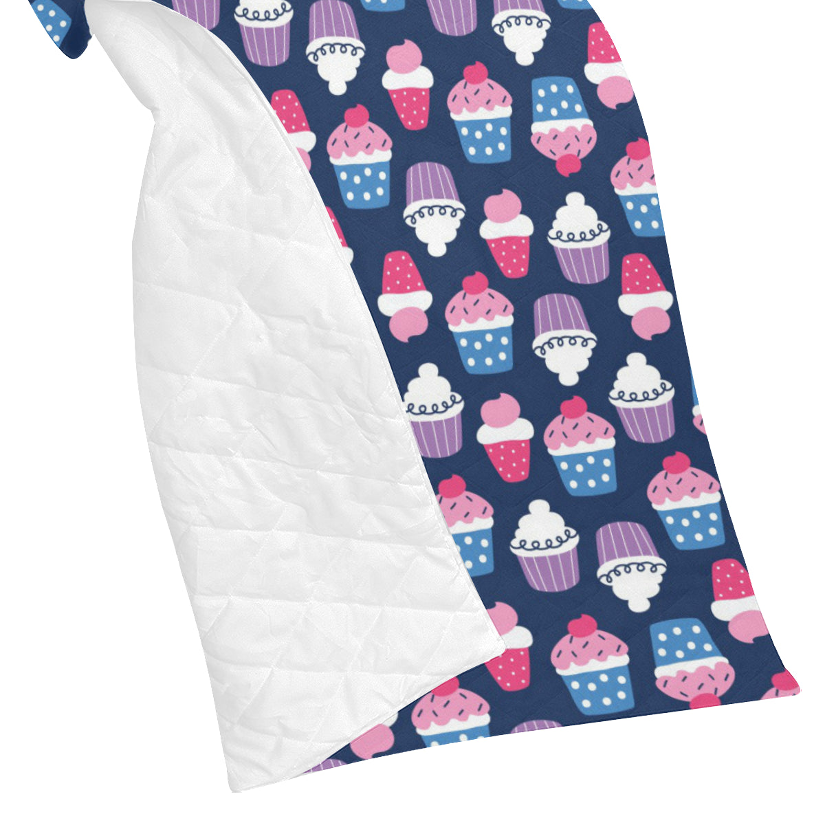 Cupcake Pattern Print Design CP04 Premium Quilt