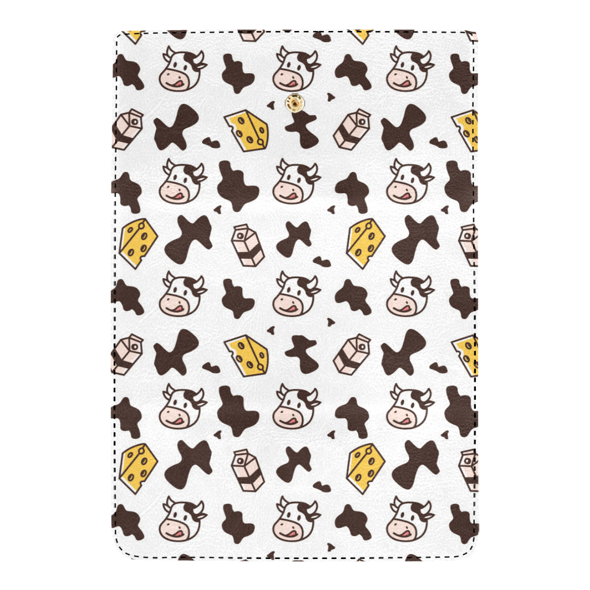 Cow Pattern Print Design 06 Women's Trifold Wallet