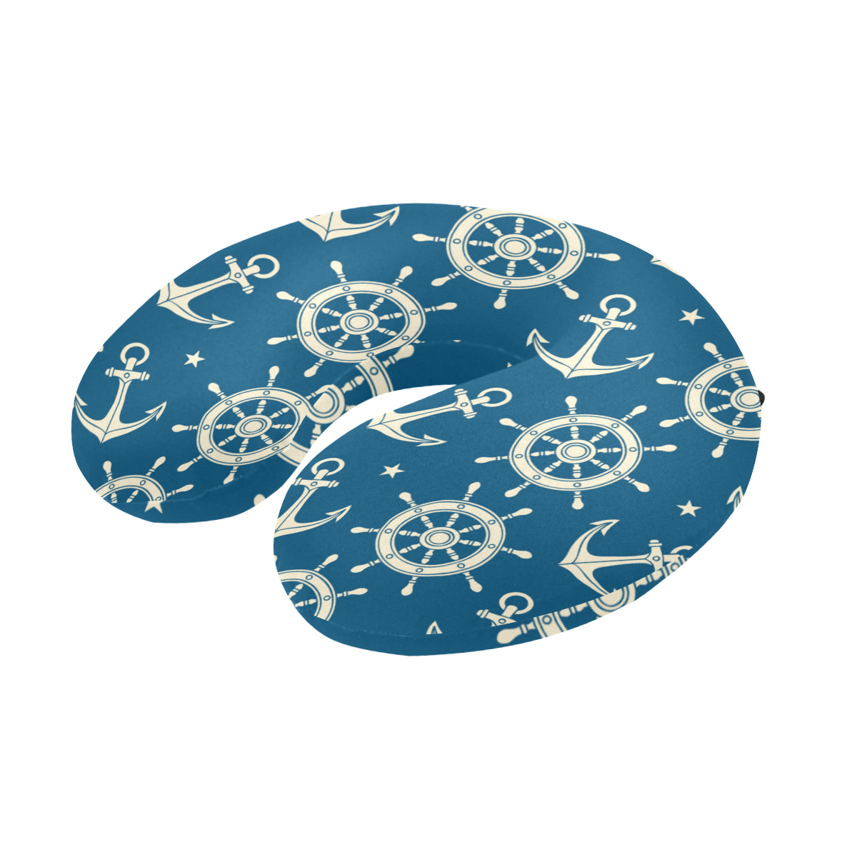 Anchor Pattern Print Design 01 U-Shaped Travel Neck Pillow