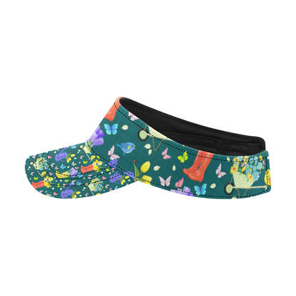 Gardening Pattern Print Design G08 Unisex Sun Visor