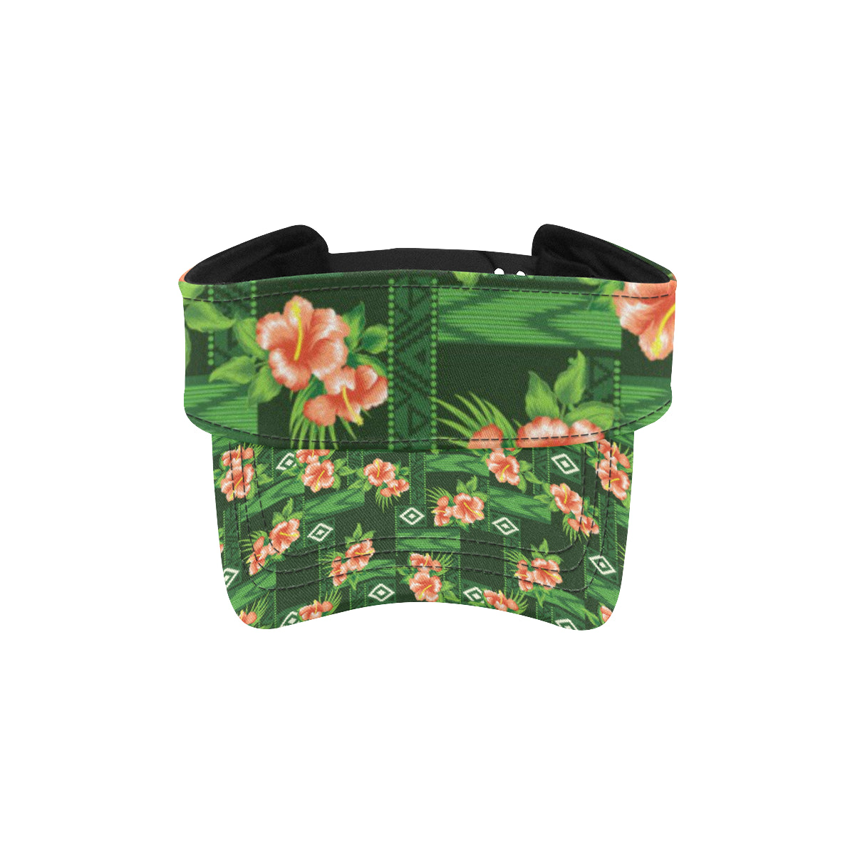 Hibiscus Pattern Print Design HB05 Unisex Sun Visor