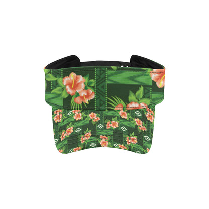 Hibiscus Pattern Print Design HB05 Unisex Sun Visor