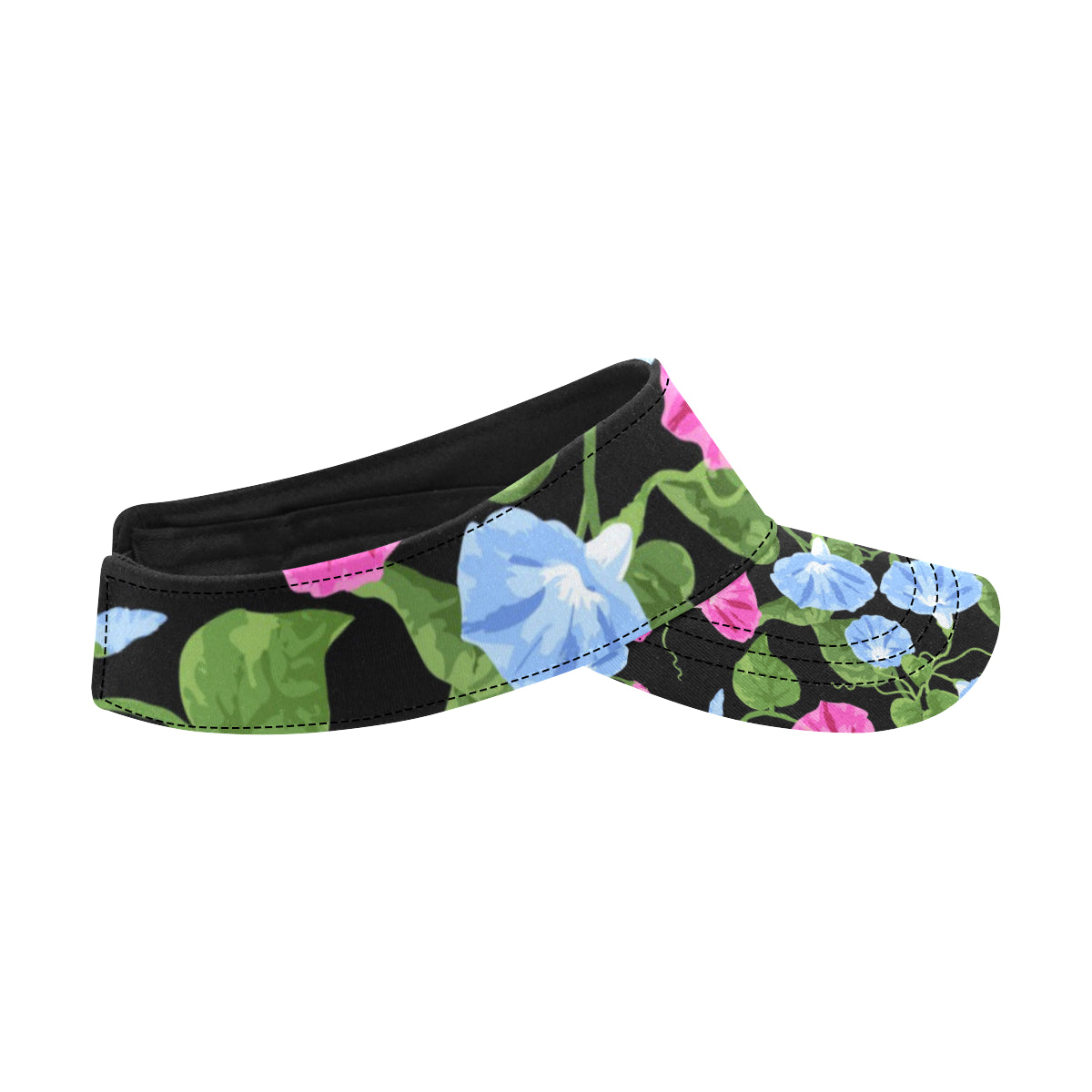 Morning Glory Pattern Print Design MG04 Unisex Sun Visor