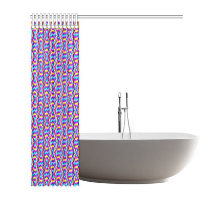 Optical illusion Techno Movement Shower Curtain