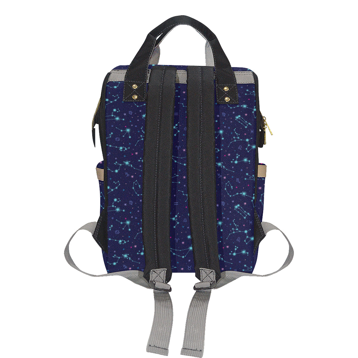 Constellation Pattern Print Design 01 Diaper Bag Backpack