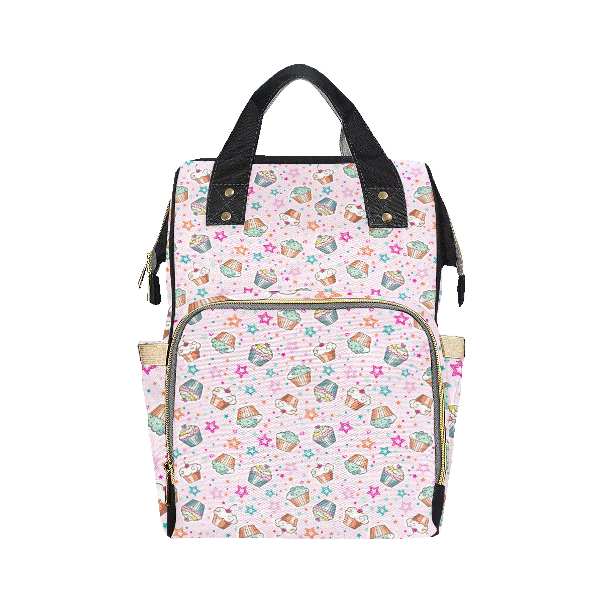 Cupcake Pattern Print Design CP03 Diaper Bag Backpack
