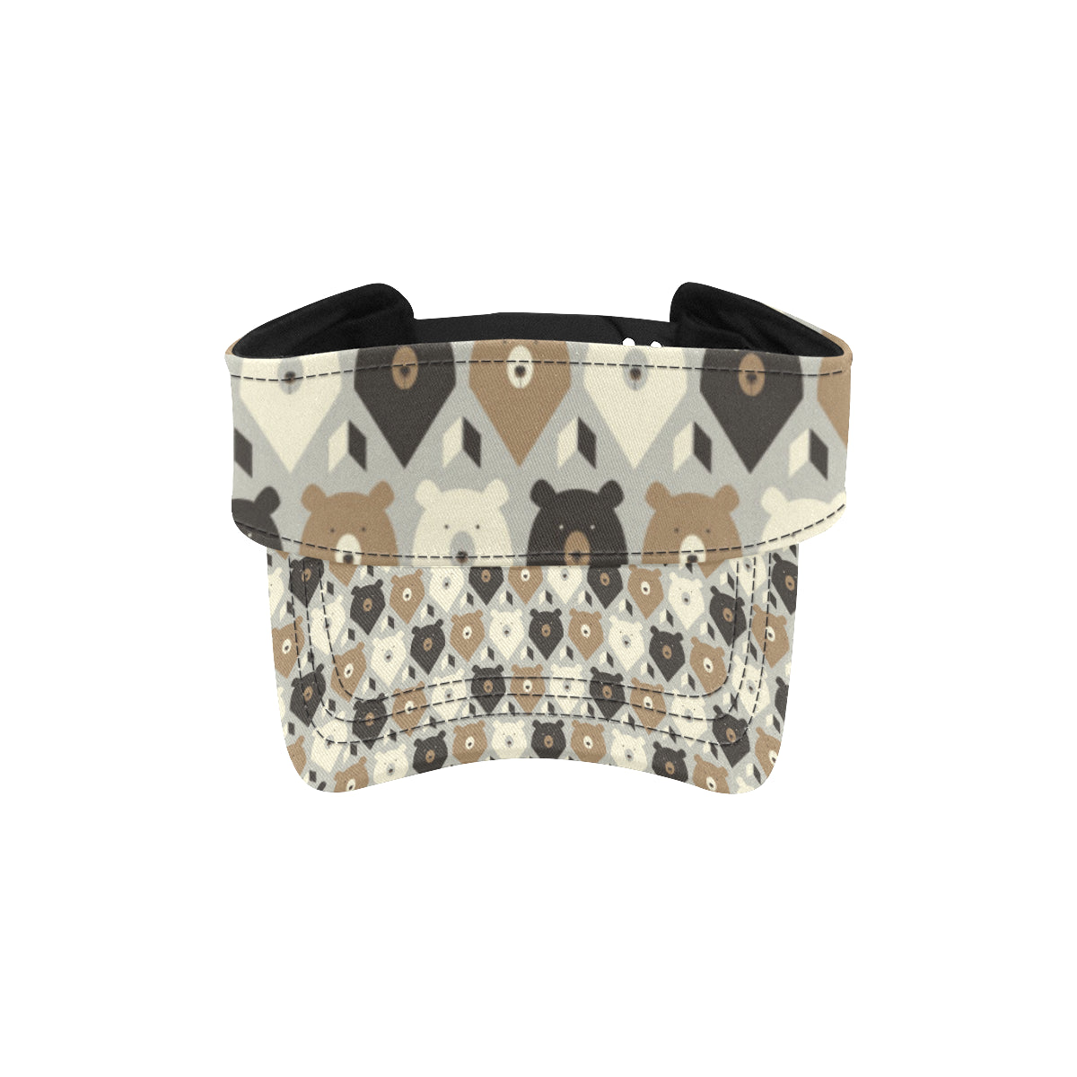 Bear Pattern Print Design 04 Unisex Sun Visor