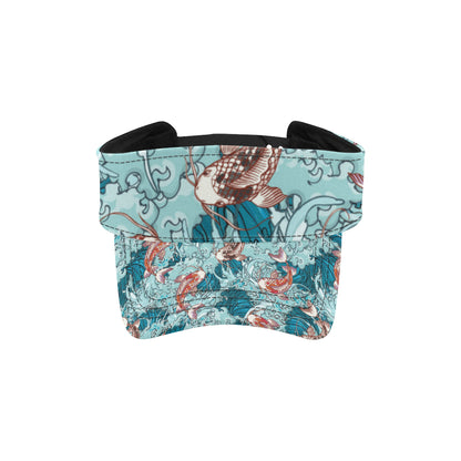 KOI Fish Pattern Print Design 05 Unisex Sun Visor