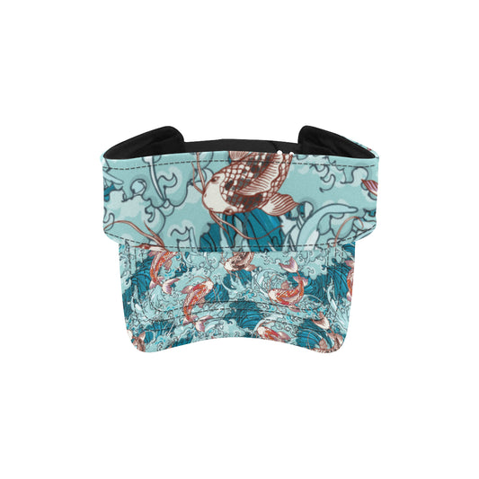 KOI Fish Pattern Print Design 05 Unisex Sun Visor