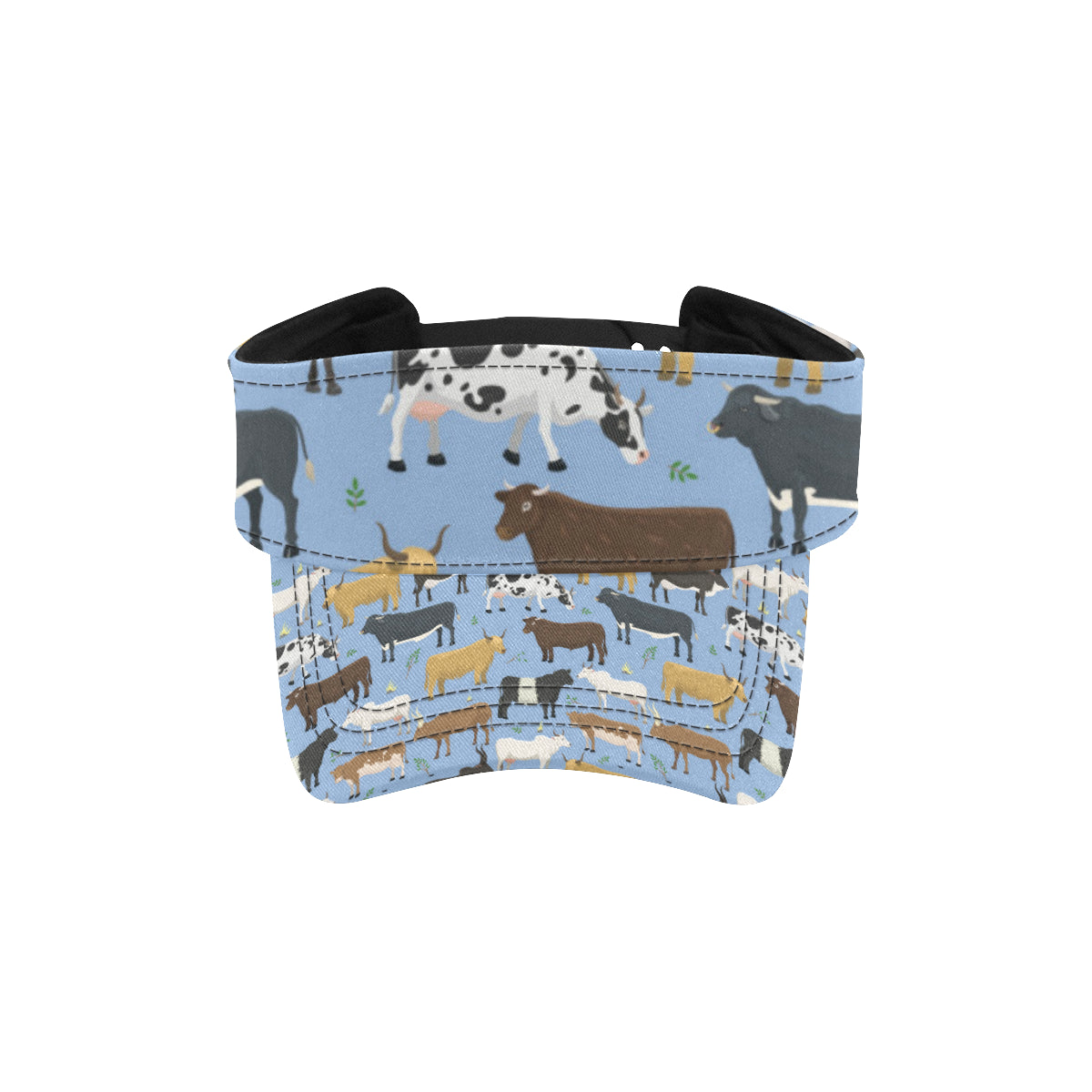 Cattle Pattern Print Design 02 Unisex Sun Visor