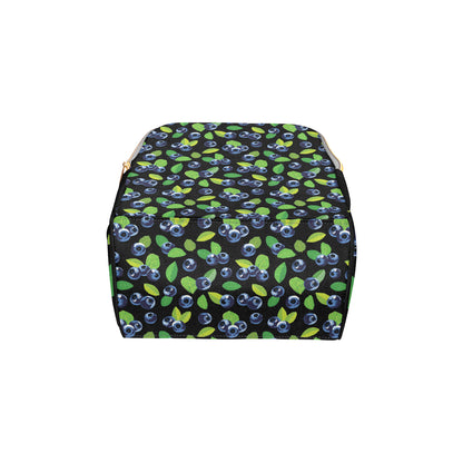 Blueberry Pattern Print Design BB03 Diaper Bag Backpack