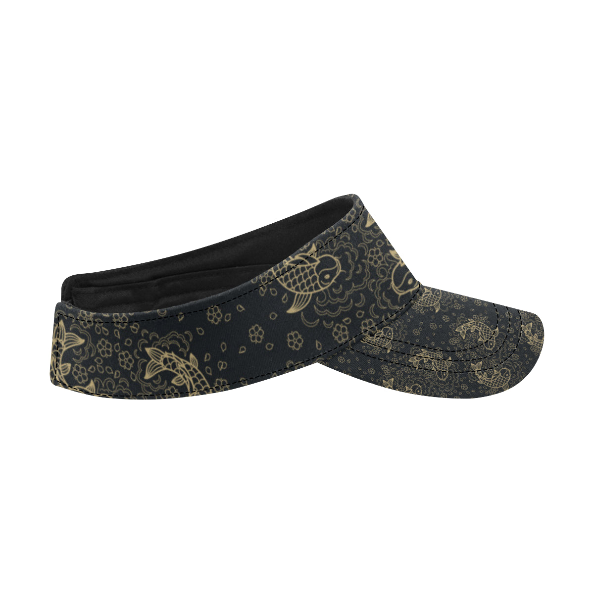 KOI Fish Pattern Print Design 02 Unisex Sun Visor