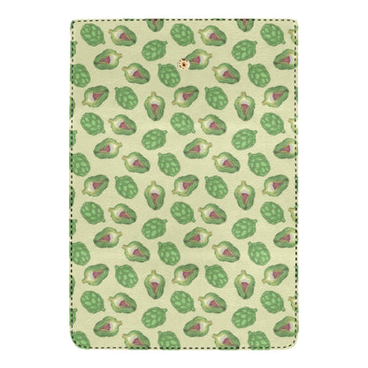 Artichoke Pattern Print Design 03 Women's Trifold Wallet