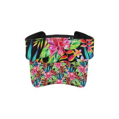 Heliconia Pattern Print Design HL02 Unisex Sun Visor