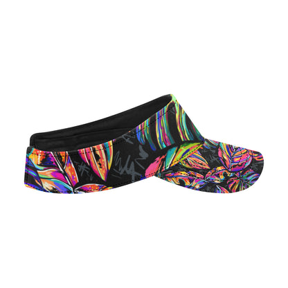 Neon Color Tropical Palm Leaves Unisex Sun Visor