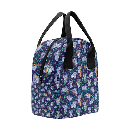 Koala Themed Design Print Insulated Lunch Bag