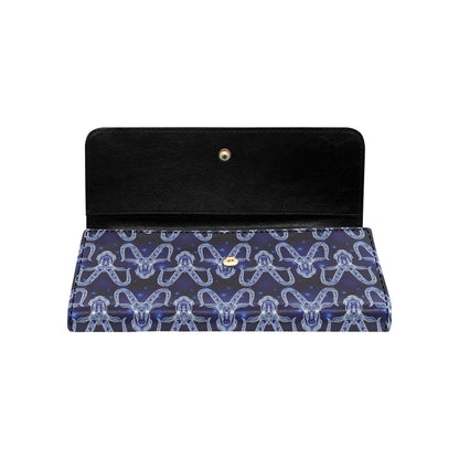 Capricorn Zodiac Pattern Print Design 03 Women's Trifold Wallet