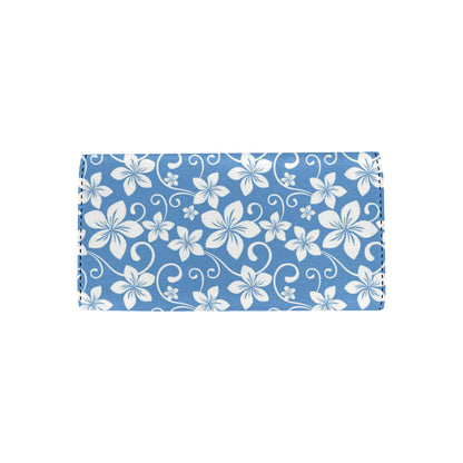 Hibiscus Pattern Print Design HB09 Women's Trifold Wallet