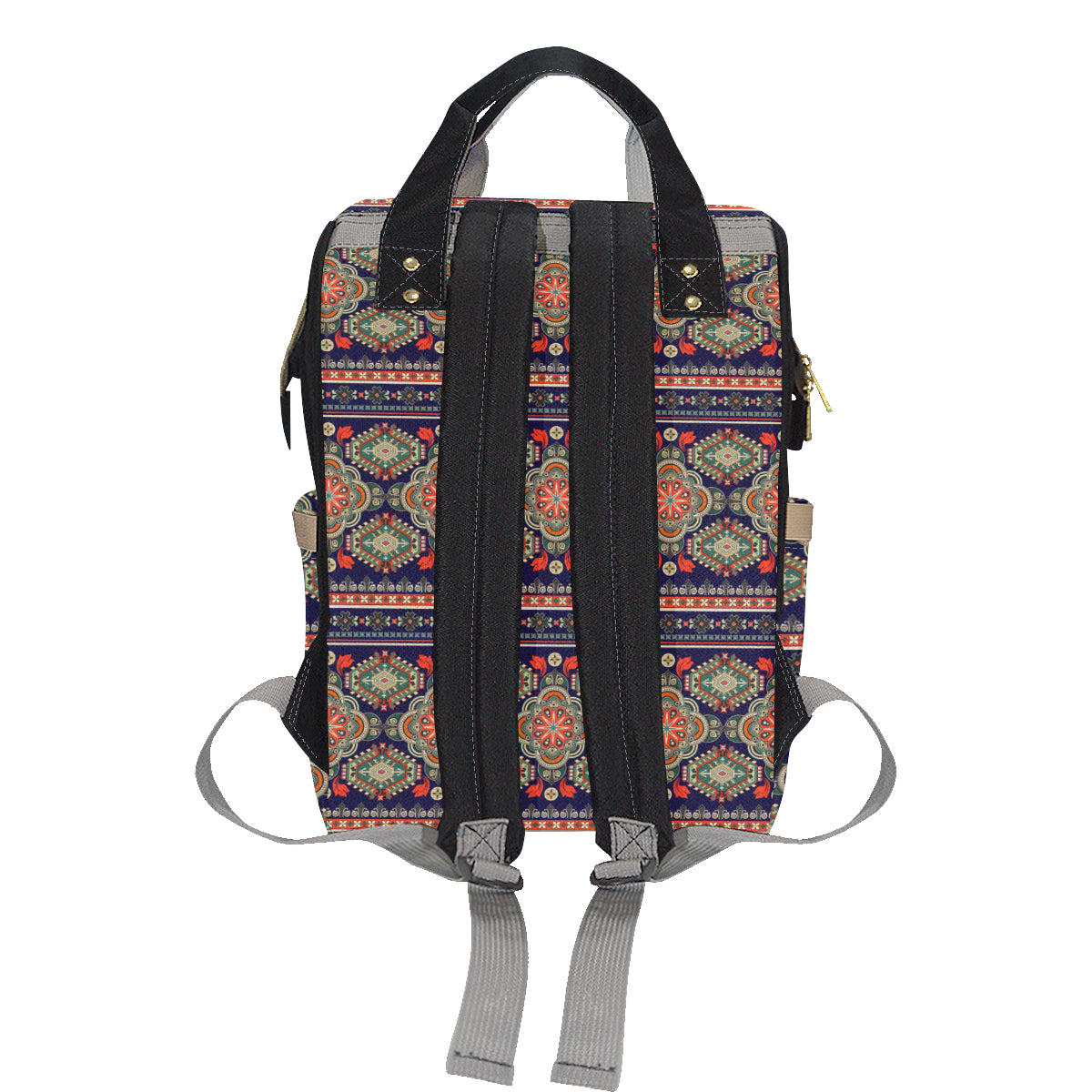 Ethnic Geometric Print Pattern Diaper Bag Backpack