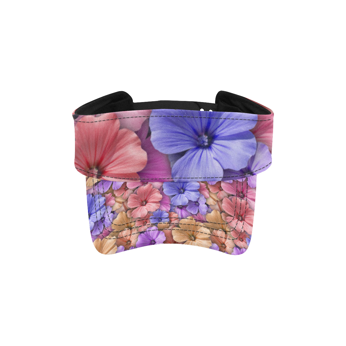 Colorful Geranium Pattern Unisex Sun Visor