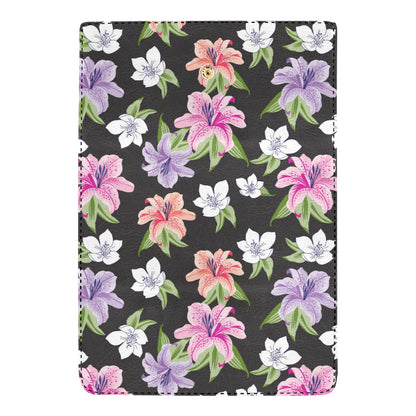 Lily Pattern Print Design LY02 Women's Trifold Wallet