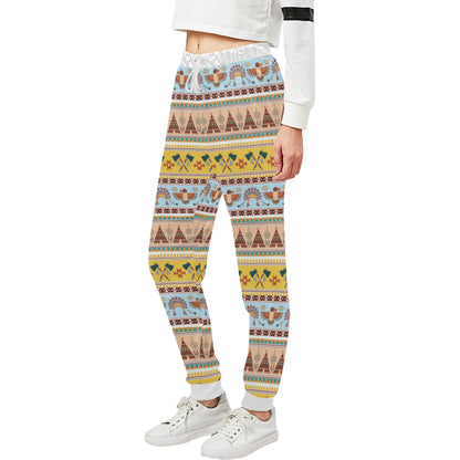 Native American Pattern Design Print Unisex Sweatpants