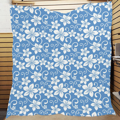 Hibiscus Pattern Print Design HB09 Premium Quilt
