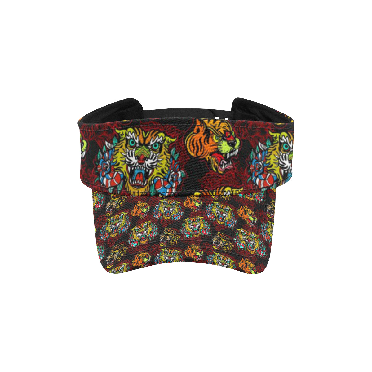 Tattoo Tiger Colorful Design Unisex Sun Visor