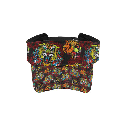 Tattoo Tiger Colorful Design Unisex Sun Visor