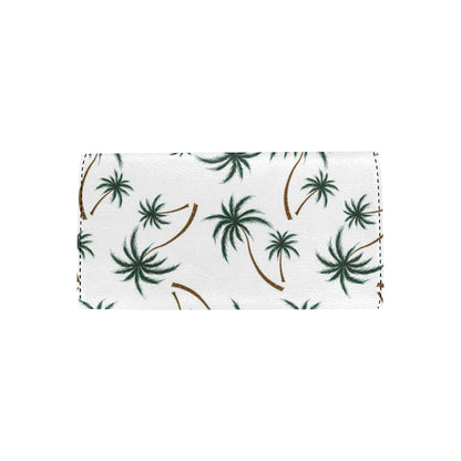 Palm Tree Pattern Print Design PT07 Women's Trifold Wallet