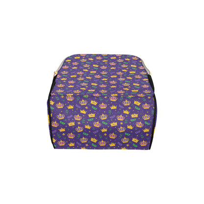 Mardi Gras Pattern Print Design 03 Diaper Bag Backpack