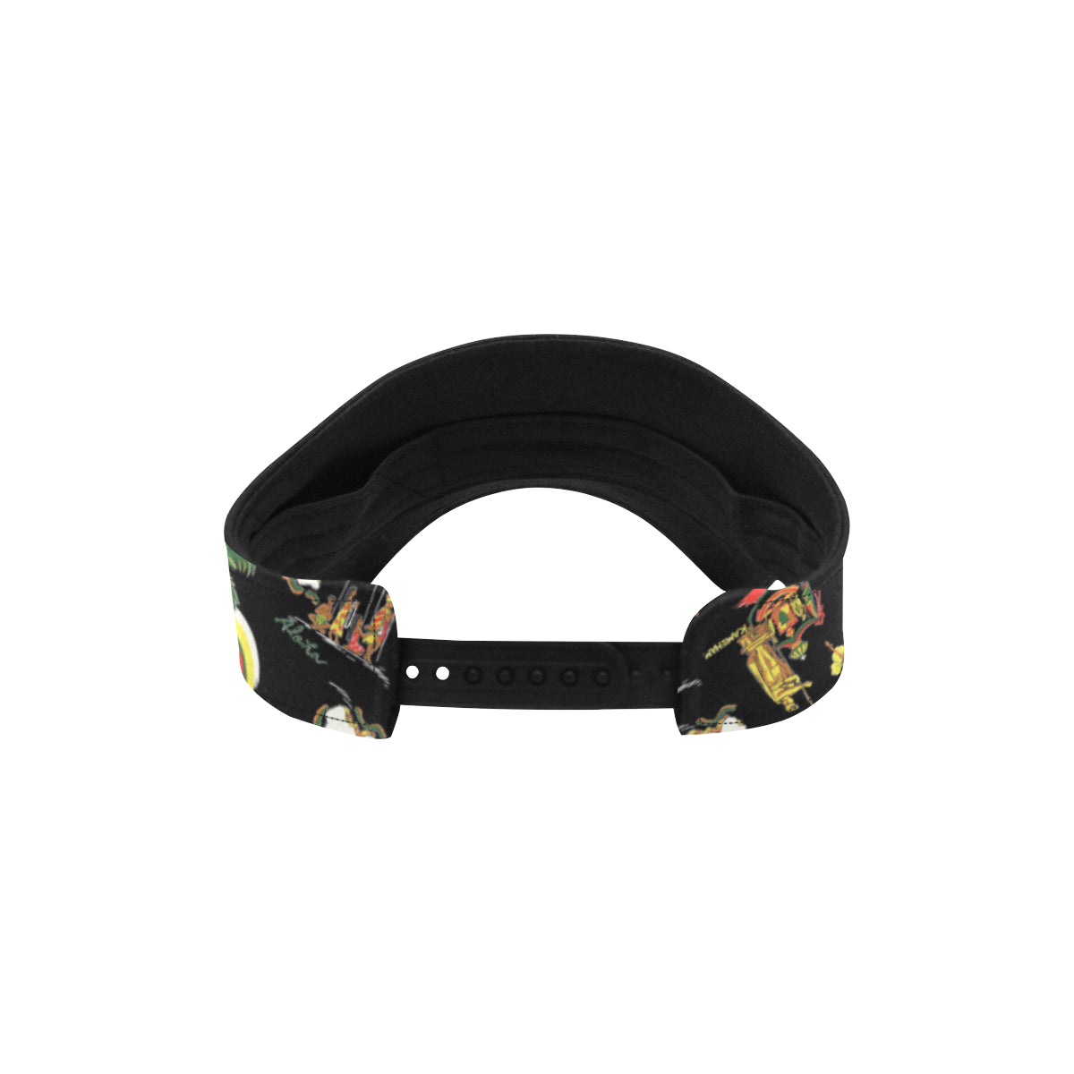 Hawaiian Island Themed Print Unisex Sun Visor