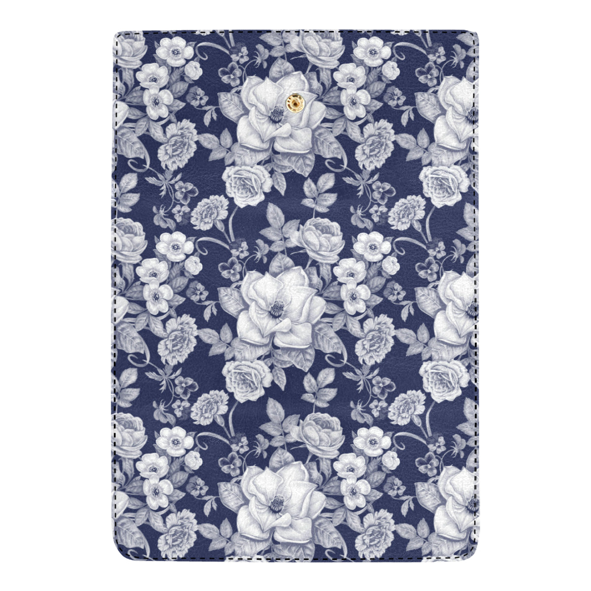Floral Infrared Pattern Women's Trifold Wallet