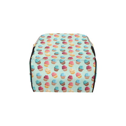 Cupcake Pattern Print Design 01 Diaper Bag Backpack