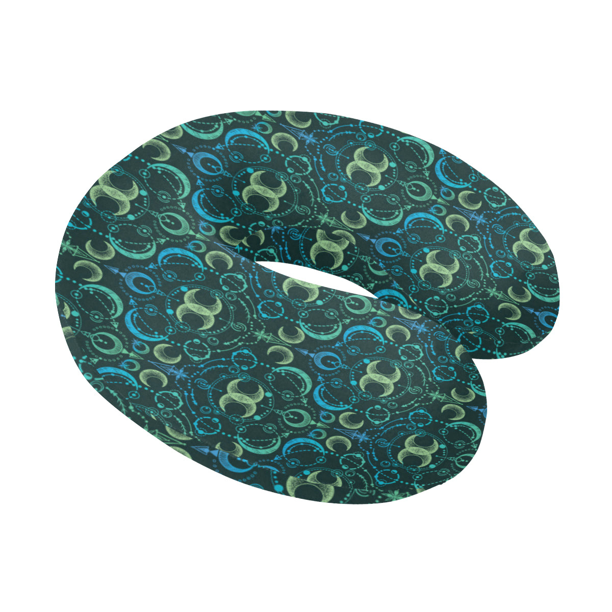 Celestial Pattern Print Design 07 U-Shaped Travel Neck Pillow